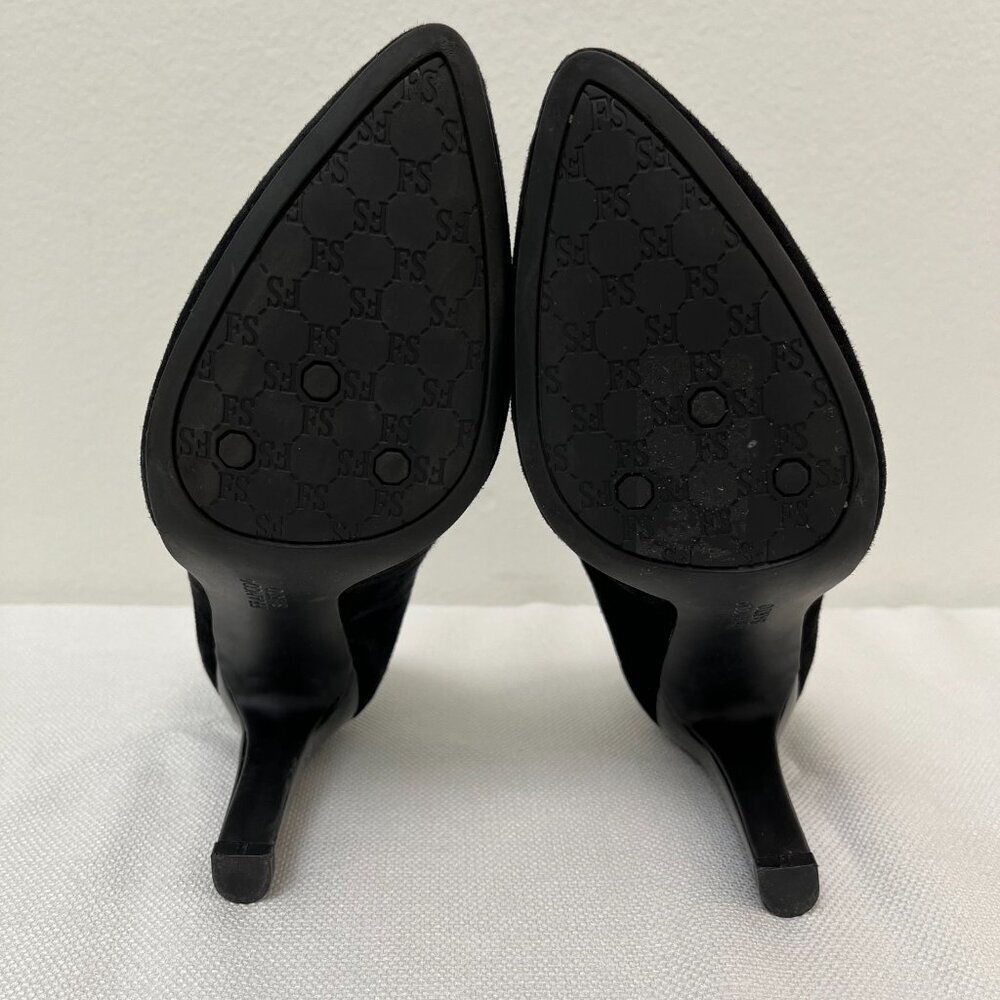 Franco Sarto Black Tawny Suede Pump Heel Women's Size 7 - Picture 7 of 15